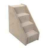 Mini Pet Stairs 4-Step (Beige , 21 in. x 12 in. x 21 in.)