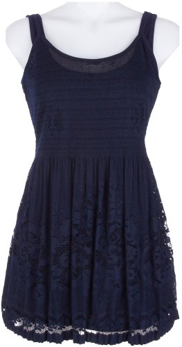 41L3tRUmtLL ^ Skyes The Limit La Isla Bonita Lace Dress NAVY X Large Get Rabate
