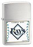 Tampa Bay Rays Satin Chrome Zippo Lighter
