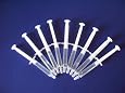 9 @ 5ml Teeth Whitening Gel Syringes, Pro-Strength for Sensitive Teeth, 44 % Carbamide-Peroxide, By Wonder White Direct