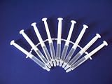 41L3u6HaZNL. SL160  9 @ 5ml Teeth Whitening Gel Syringes, Pro Strength for Sensitive Teeth, 44 % Carbamide Peroxide, By Wonder White Direct