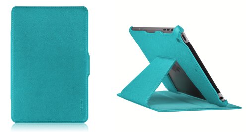 BASEUS Apple iPad mini Grace Leather Case Eiffel 【 アップル Softbank ソフトバンク au アイパッド ミニ 対応 グレース レザー スマートフォン タブレット タブ ノート カバー ケース エッフェル パリ エッフェル塔 】 Blue ブルー 青 LTAPMINI-BR03