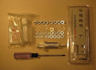 Xbox 360 Repair Kit XCLAMP 3 Red Light Fix X-Clamp RROD Red Ring Complete - Hardware X-360 Opening tool (unlock tool and T10 L-Key) T8 Handled Torx Screwdriver Arctic Silver Alumina Thermal Paste Premium Citrus CPU Heatsink Cleaning Kit