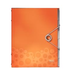 Leitz Ordnungsmappe Bebop A4,Pp,Orange,Mit Gummizug