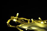 200er LED Lichterkette warmes weiß Außen