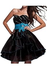 Sexy Organza Cocktail Short Lace Homecoming Dress  With a Sash 