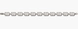 Duke Blue Devils Iron Duke 3/8 7 1/4 Bracelet - Sterling Silver Jewelry