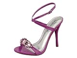 Reneeze NANCY-4 Women's Purple Ankle-Strap High-Heel Dress Sandals-Purple