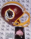 John Riggins Autographed Washington Redskins HOF 92 Full Size Replica Football Helmet
