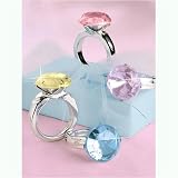 Bling Diamond Rings Party Decorations (6 count)