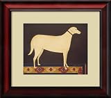Good Dog I Framed Art Print by Warren Kimble, 16.77 in. x 14.77 in. Framed