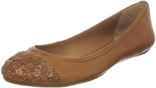 DKNY Women's Ana Ballerina Flat,Tan,7 M US