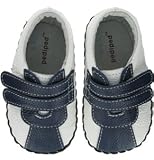 Pediped Infant Boy's Shoes Liam White/ Navy, X-Small (0-6 Months)