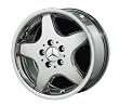 16 5 Spoke AMG Style Chrome Wheels for Mercedes Benz - Set of 4 with Lug Bolts and Center Caps