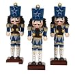 Dallas Cowboys Nutcracker Ornaments 3pk NFL Football Fan Shop Sports Team Merchandise