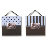 Trend Lab Striped and Dot Two Picture Frame Set in... by Trend Lab