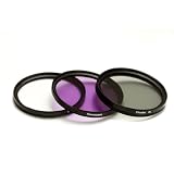 Fujifilm FinePix HS10 Digital Camera Filter HD Multi-Coated 58mm 3 Piece Enhancing Filter Kit (UV Protector, Circular Polarizer & FLD Fluorescent Filter) - When Using 58mm Threaded Lenses - Includes Filter Case - Lifetime Warranty