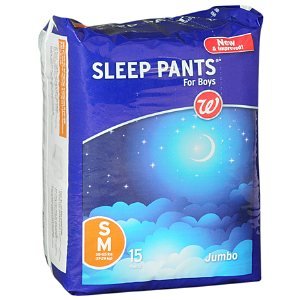 Walgreens Sleep Pants Underwear for Boys, S/M, 15 ea