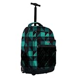 J World Campus Rolling Backpack with handle - Green (19.5)