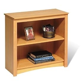 Prepac Mdl-3229 - 29 Inch Maple Sonoma Two Shelf Bookcase..