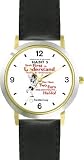 Habit 5 - Seek First to Understand (English Text) - DELUXE TWO-TONE WATCH from THE 7 HABITS - WATCH COLLECTION BY WATCHBUDDY&reg; - Arabic Numbers - Black Leather Strap-Size-Large ( Men's Size or Jumbo Women's Size )