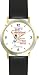 Habit 5 - Seek First to Understand (English Text) - DELUXE TWO-TONE WATCH from THE 7 HABITS - WATCH COLLECTION BY WATCHBUDDY&reg; - Arabic Numbers - Black Leather Strap-Size-Large ( Men's Size or Jumbo Women's Size )