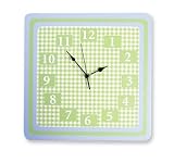 PATCHWORK BLUE CLOCK