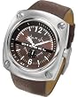 Diesel #DZ1228 Men's Oversize Split Level Watch with Leather Strap
