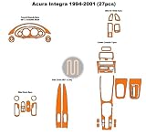 Acura Integra 2dr Dash Trim Kit 94-01 - 27 pieces - Real Carbon Fiber Acura Integra 2dr Dash Trim Kit 94-01 - 27 pieces - Real Carbon