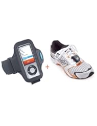 Network Media Player: Armband for iPod nano 5th / 4th generation (can use WITH or WITHOUT Nike+ Receiver) bundled with Sensor Case to hold Nike+iPod Sport Kit Sensor (does not include actual sensor) - Tune Belt, Inc.
