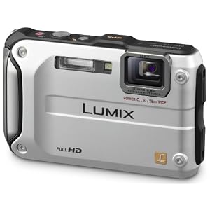 Panasonic Lumix Tough DMC-FT3EG-S Digitalkamera (12 Megapixel, 4,6-fach opt. Zoom, 6,7 cm (2,7 Zoll) Display, GPS, Full HD, bildstabilisiert, 12m wasserdicht, 2m stoßgeschützt) silber