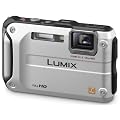 Panasonic Lumix Tough DMC-FT3EG-S Digitalkamera (12 Megapixel, 4,6-fach opt. Zoom, 6,7 cm (2,7 Zoll) Display, GPS, Full HD, bildstabilisiert, 12m wasserdicht, 2m sto�gesch�tzt) silber