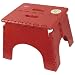 B&R Plastics 101-6R-RED EZ Foldz Step Stool