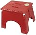 B&R Plastics 101-6R-RED EZ Foldz Step Stool
