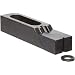 Te-Co 33811 Nuzzler Black Oxide 1018 Steel High Grip Edge Clamp, 1/2" Bolt Size, 6-1/8" Length x 1-1/2" Width x 1-1/4" Height