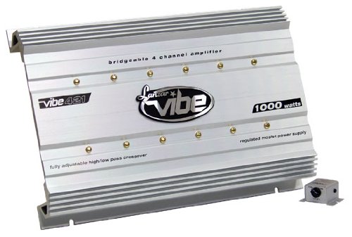 Lanzar - 4 Channel 1000 Watts High Power MOSFET Amplifier - VIBE421