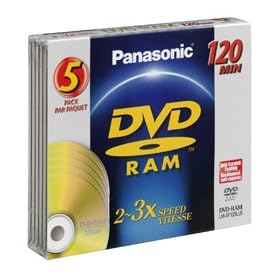 Panasonic DVD-RAM (5 pack) (LM-AF120LU5)