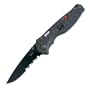 SOG Specialty Knives & Tools TFSA-97 Flash I with Combination Serrated and Fine Blade, Black TiNi
