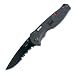 SOG Specialty Knives & Tools TFSA-97 Flash I with Combination Serrated and Fine Blade, Black TiNi