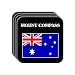 Australia - MOUNT COMPASS Set of 4 Mini-Mousepad Coasters
