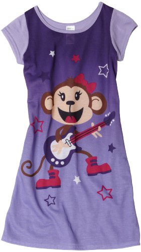 Girls Rock Star Monkey Dorm night Shirt