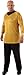Star Trek Movie Deluxe Gold Shirt, Adult Medium Costume