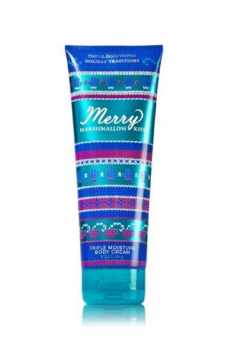 Bath Body Works Merry Marshmallow Kiss 8.0 oz Triple Moisture Body Cream
