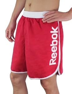 Reebok Mens High Performance Athletic Sports Shorts with Brief Lining 2XL Red