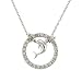 Sterling Silver Dolphin Pendant and Necklace