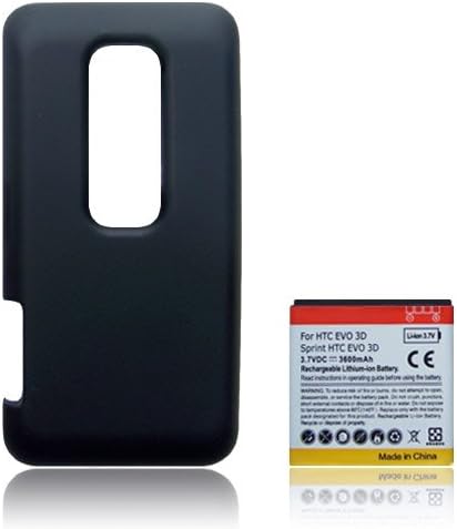 HTC EVO 3D / EVO 3D 4G Extended Battery + Door -- BATTERY CALIBRATION INSTRUCTIONS IN DESCRIPTION -- CASES AVAILABLE NOW
