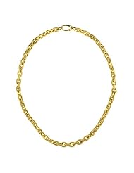 14KT Yellow Textured 7.1mm Necklaces Length = 18