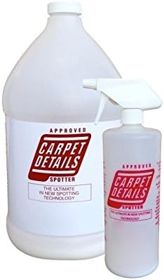 Carpet Details Carpet &amp; Upholstery Spot Cleaner 1 Gallon and 32oz Spray Bottle