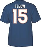 Tim Tebow Denver Broncos Navy NFL Player #15 T-Shirt