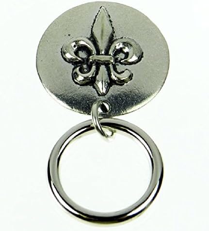 The Smart Pin - Fleur De Lys - Antique Silver Tone Magnetic Eyeglass Pin